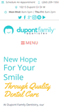 Mobile Screenshot of dupontfamilydentistry.com